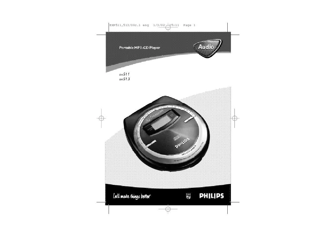 Mode d'emploi PHILIPS EXP511/05Z