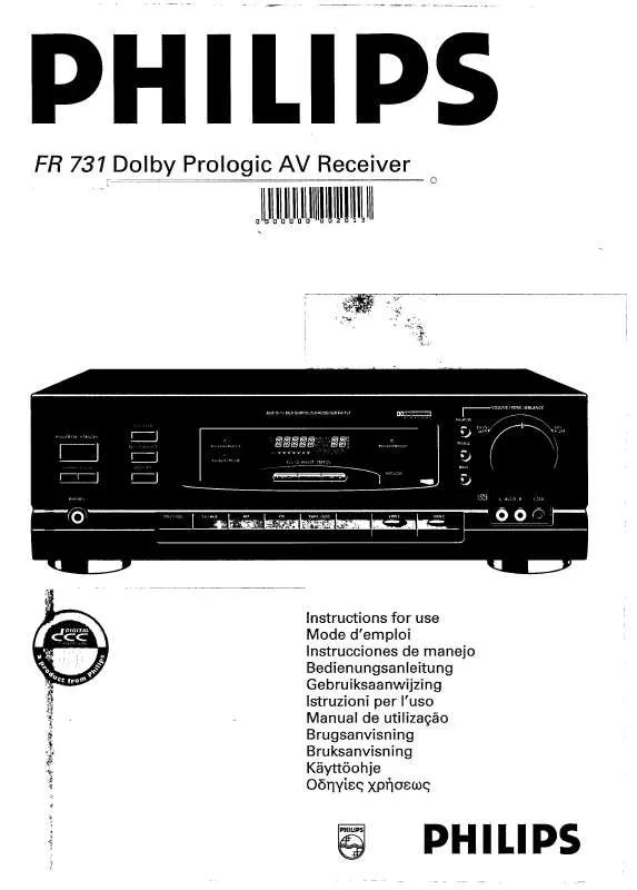 Mode d'emploi PHILIPS FR731