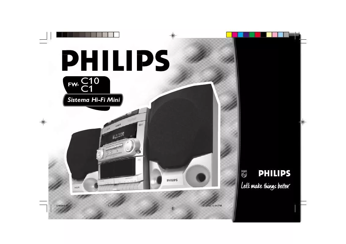 Mode d'emploi PHILIPS FW-C10