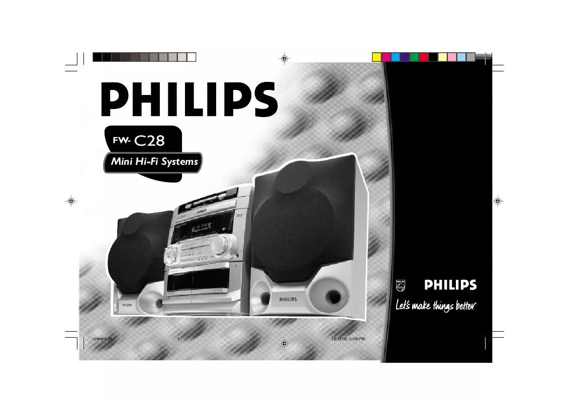 Mode d'emploi PHILIPS FW-C28