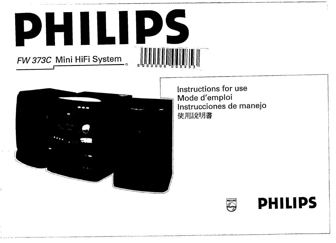 Mode d'emploi PHILIPS FW373C/22B