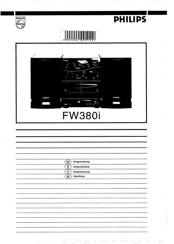 Mode d'emploi PHILIPS FW380I