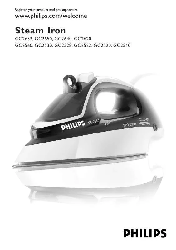 Mode d'emploi PHILIPS GC2510