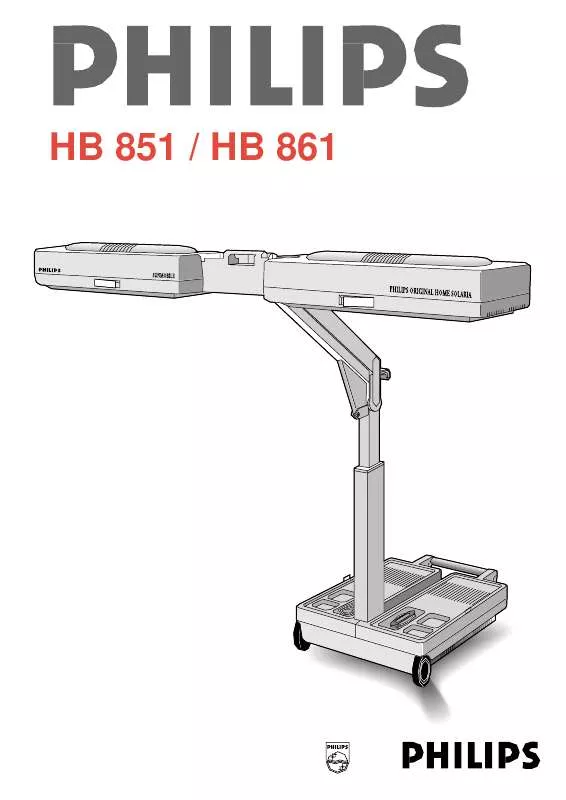 Mode d'emploi PHILIPS HB861