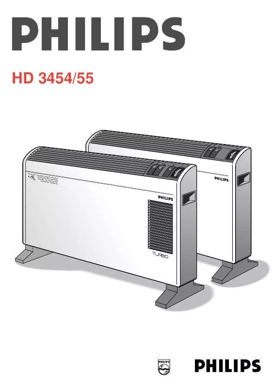 Mode d'emploi PHILIPS HD3454