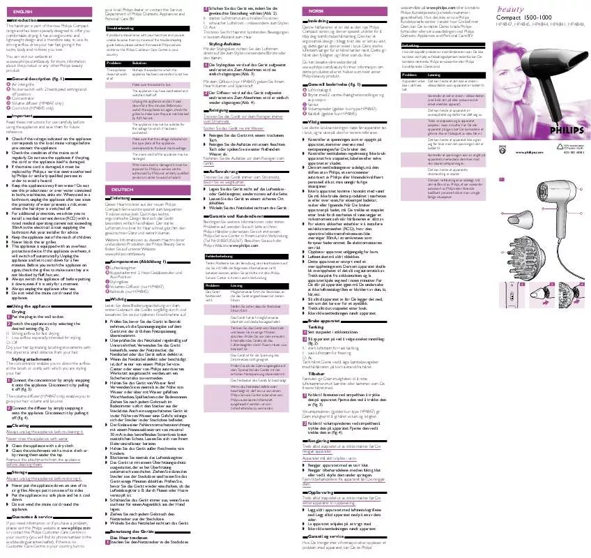 Mode d'emploi PHILIPS HP4841