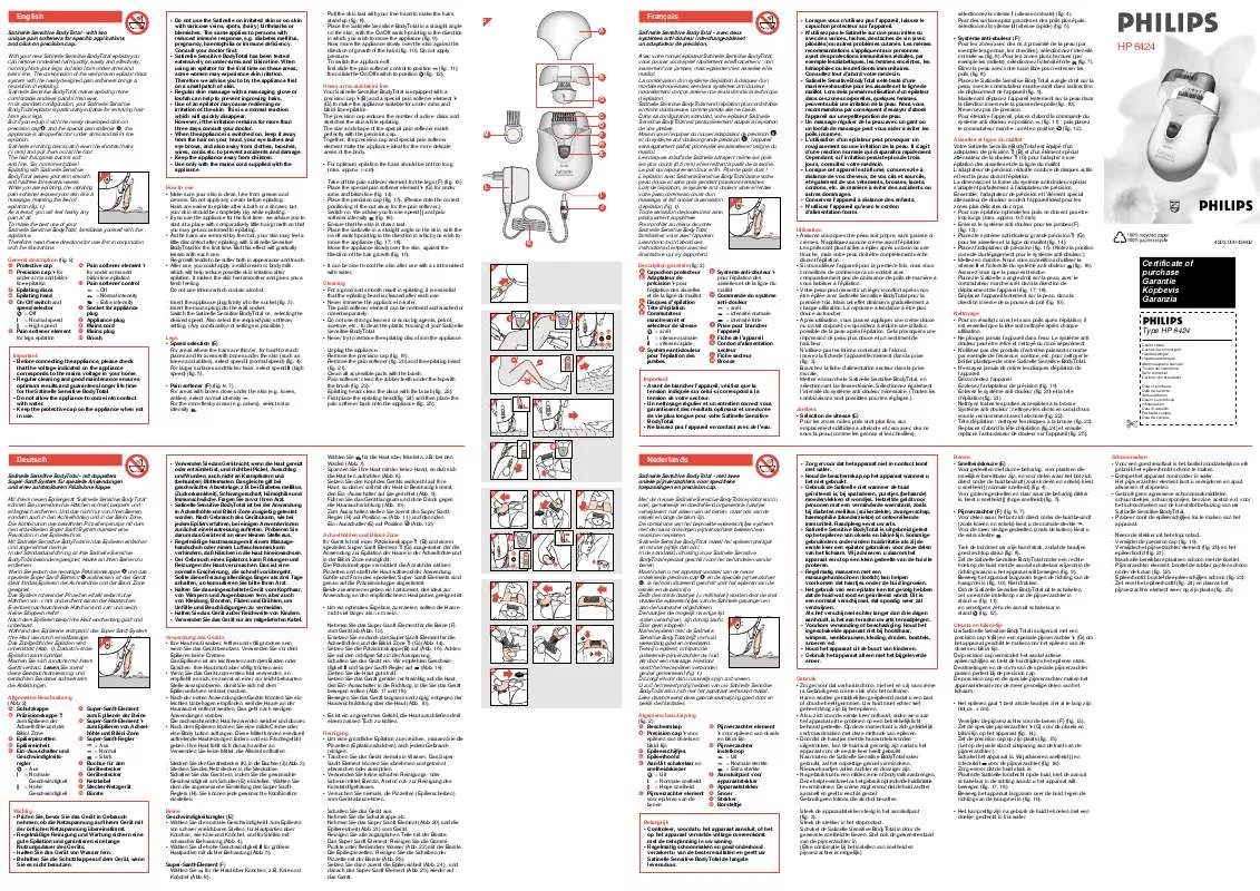 Mode d'emploi PHILIPS HP6424