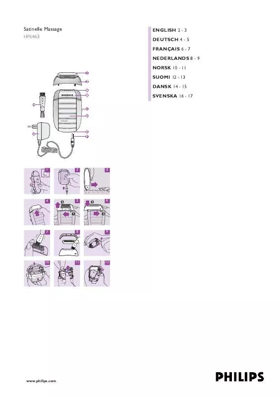 Mode d'emploi PHILIPS HP6463