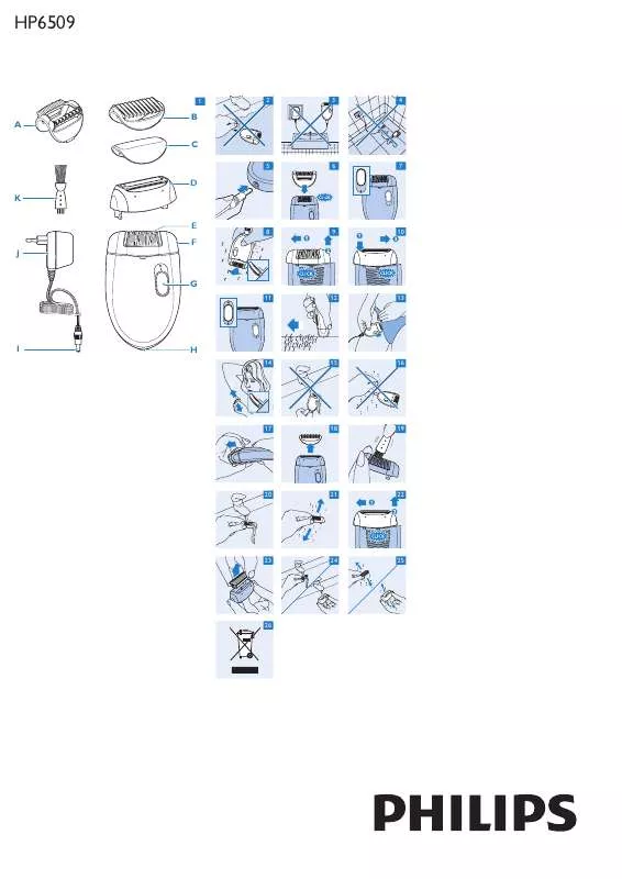 Mode d'emploi PHILIPS HP 6509