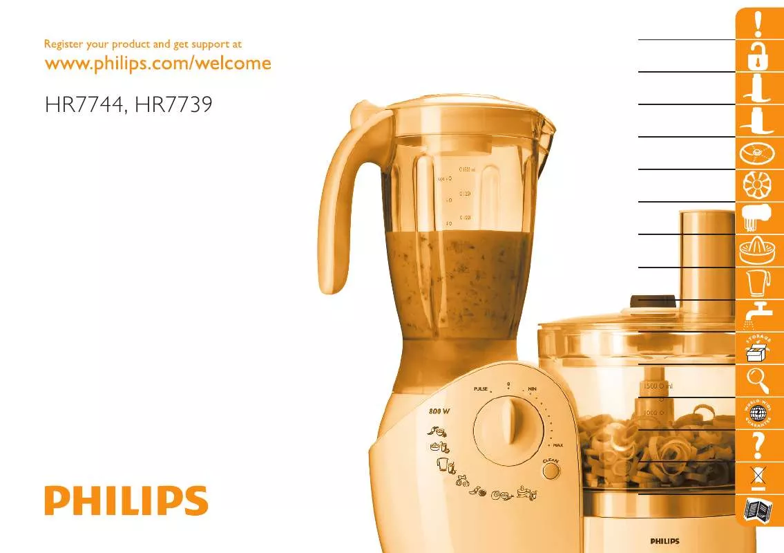 Mode d'emploi PHILIPS HR 7744