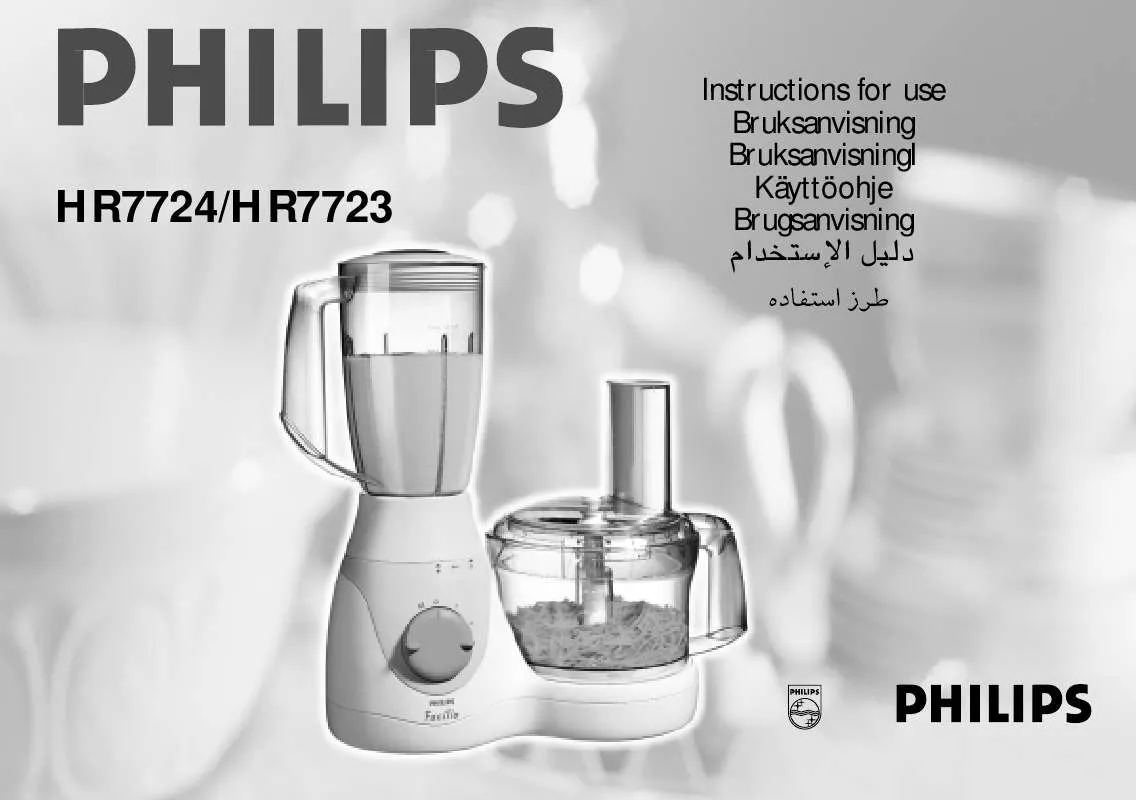 Mode d'emploi PHILIPS HR7723