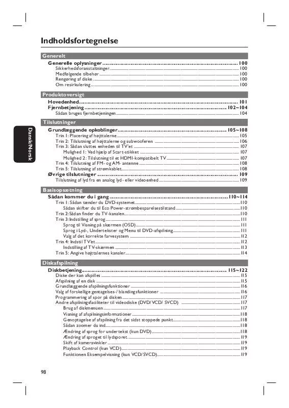 Mode d'emploi PHILIPS HTS3115