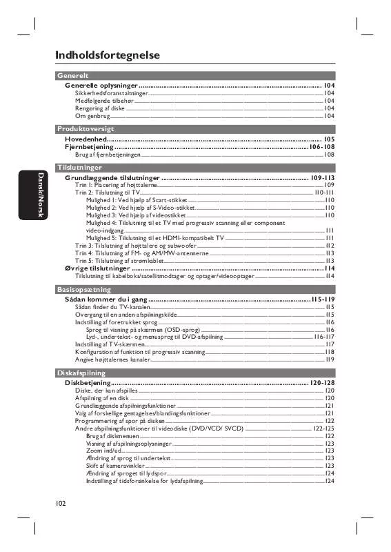 Mode d'emploi PHILIPS HTS3357