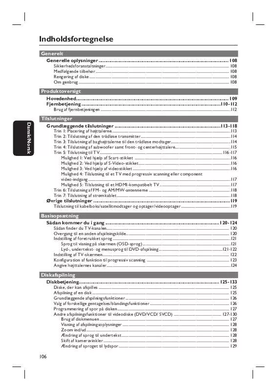 Mode d'emploi PHILIPS HTS335W