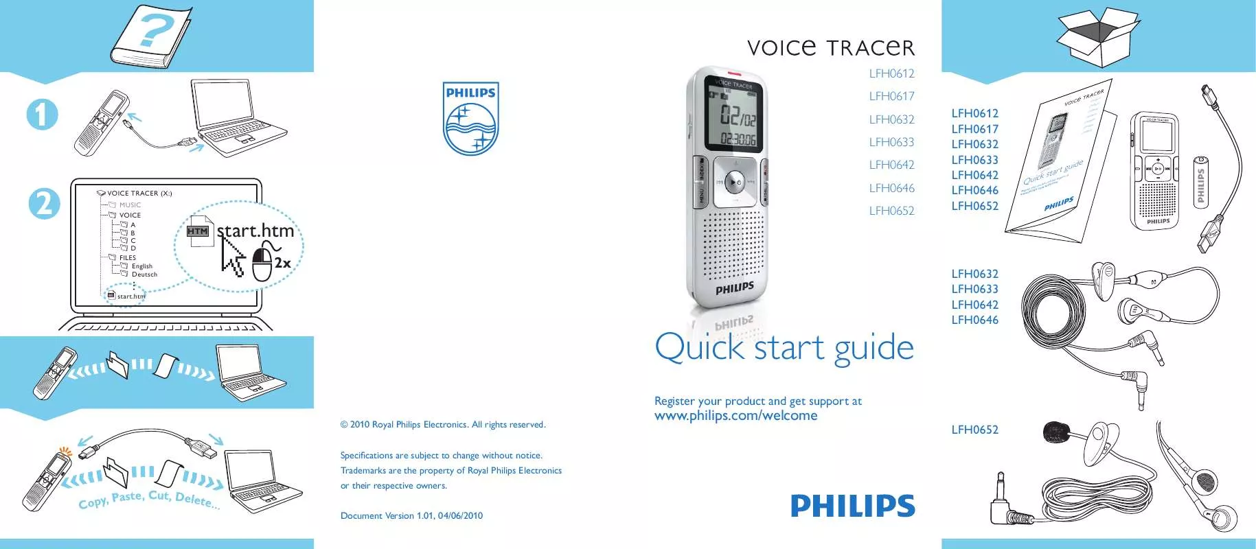 Mode d'emploi PHILIPS LFH0612