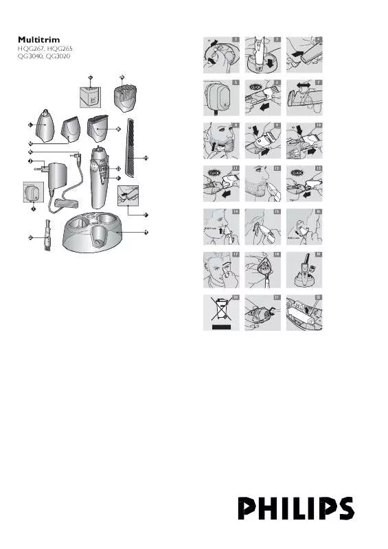 Mode d'emploi PHILIPS QG3020