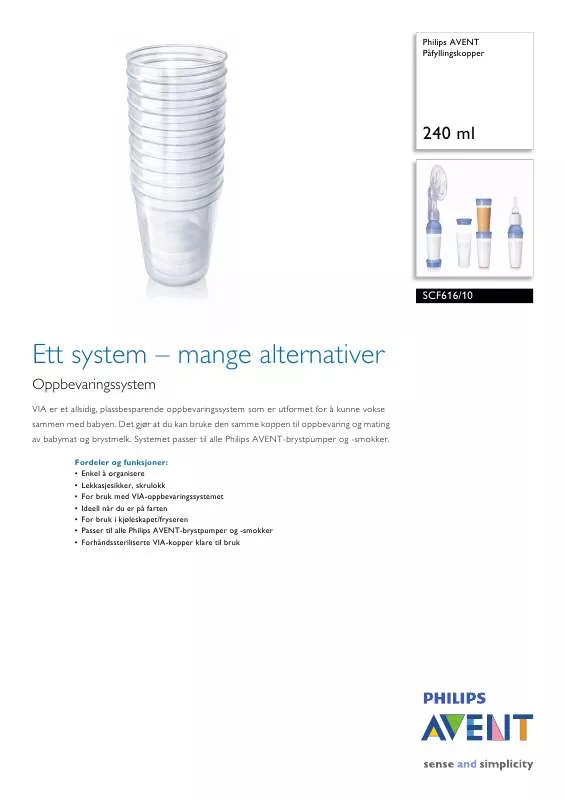 Mode d'emploi PHILIPS SCF-616