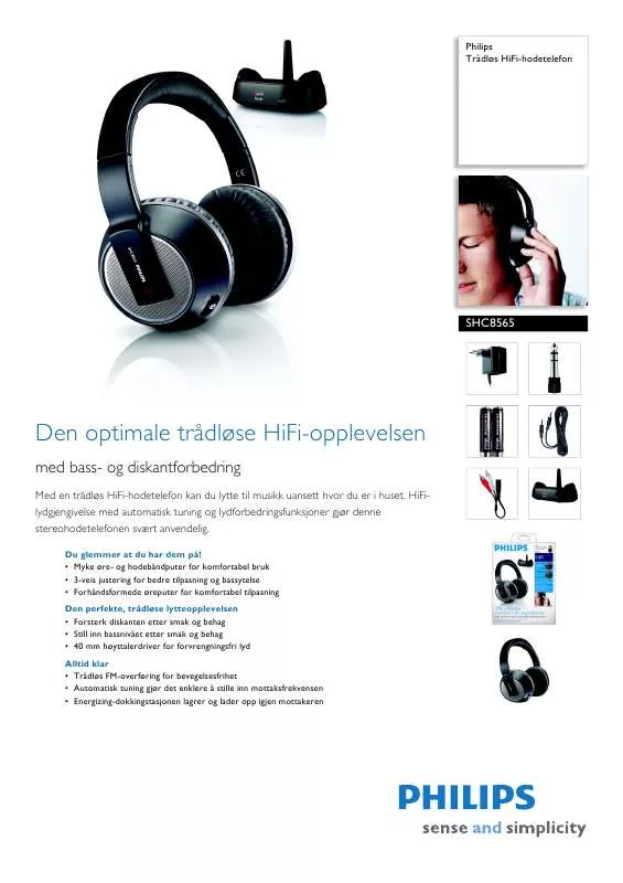 Mode d'emploi PHILIPS SHC8565