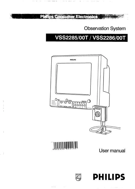 Mode d'emploi PHILIPS VSS2286/00T