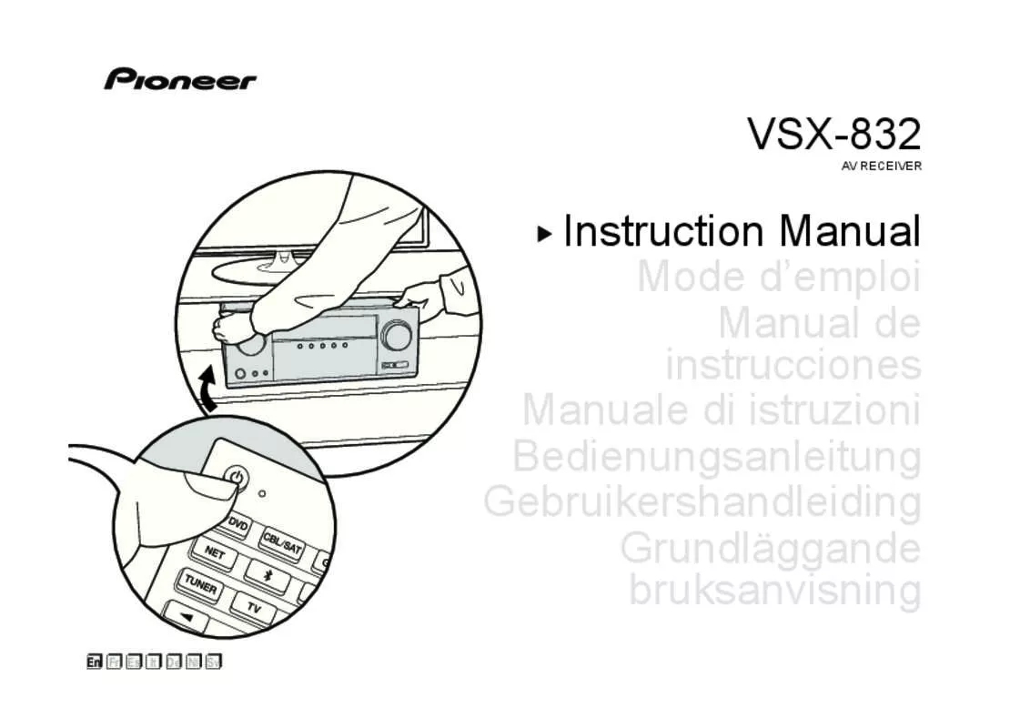 Mode d'emploi PIONEER VSX-832