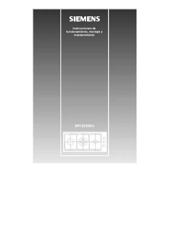 Mode d'emploi SIEMENS ER12553EU