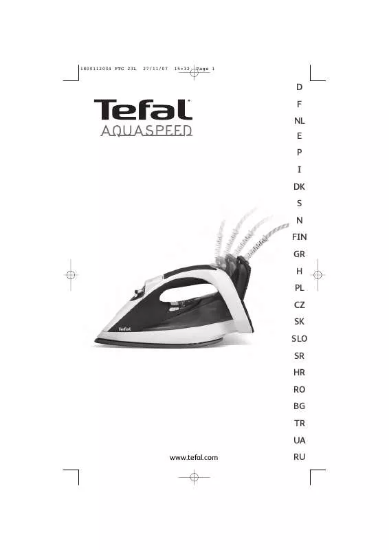 Mode d'emploi TEFAL FV5210