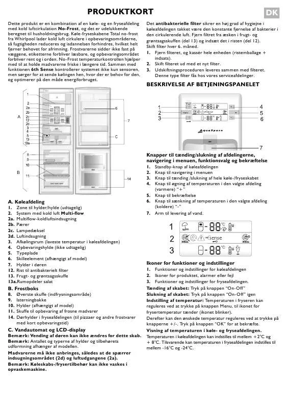 Mode d'emploi WHIRLPOOL ARC7559 IX AQUA