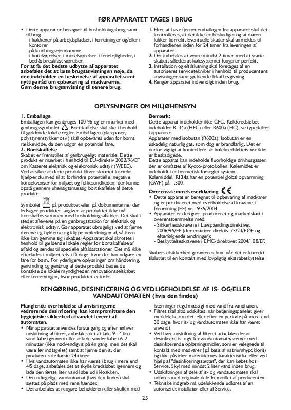 Mode d'emploi WHIRLPOOL ARF 701/A