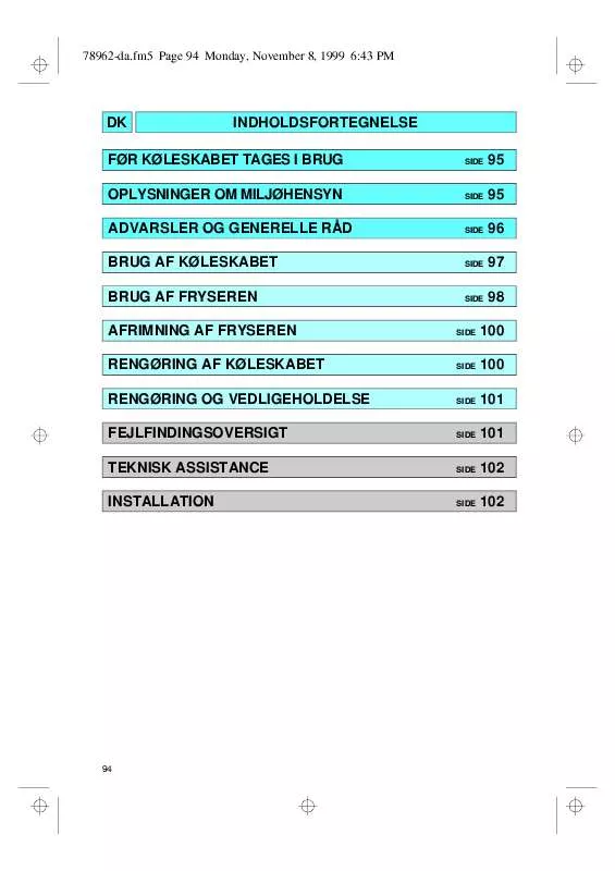 Mode d'emploi WHIRLPOOL ARL 760/G