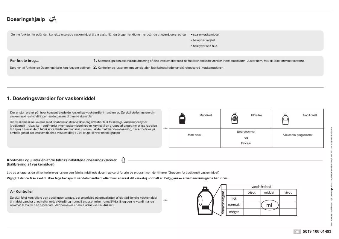 Mode d'emploi WHIRLPOOL AWOE 9224