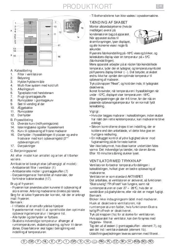 Mode d'emploi WHIRLPOOL KGE356 PROFRESH A IN