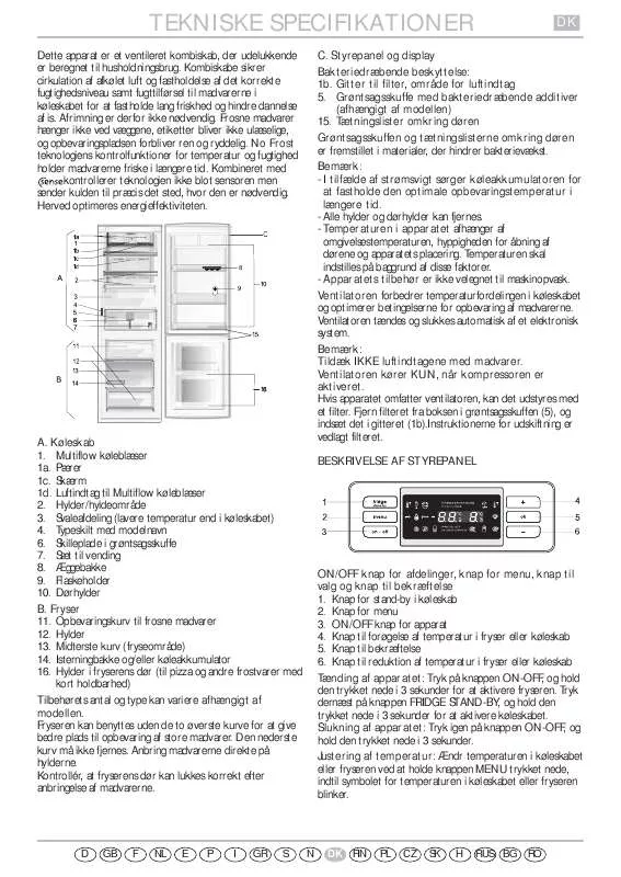 Mode d'emploi WHIRLPOOL KGN340 PROFRESH A IN