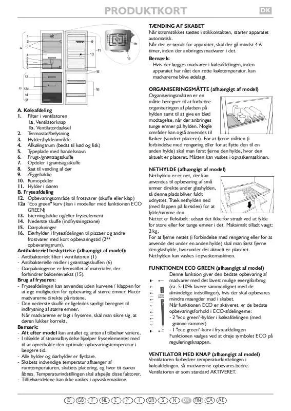 Mode d'emploi WHIRLPOOL PRB 352I A