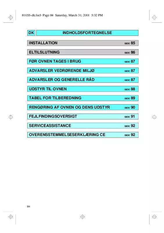 Mode d'emploi WHIRLPOOL SBI 901 W