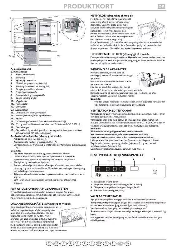 Mode d'emploi WHIRLPOOL TGA 3500NF/EG/IS