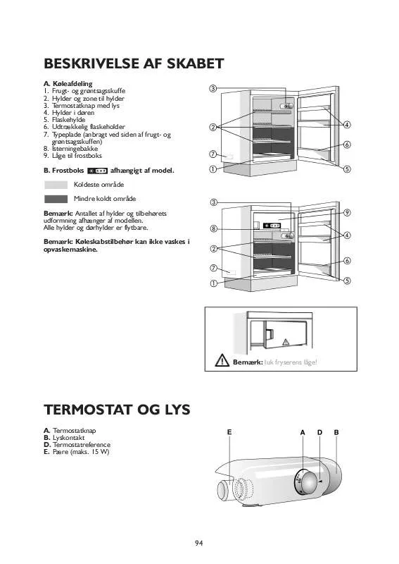 Mode d'emploi WHIRLPOOL URI 1441/A