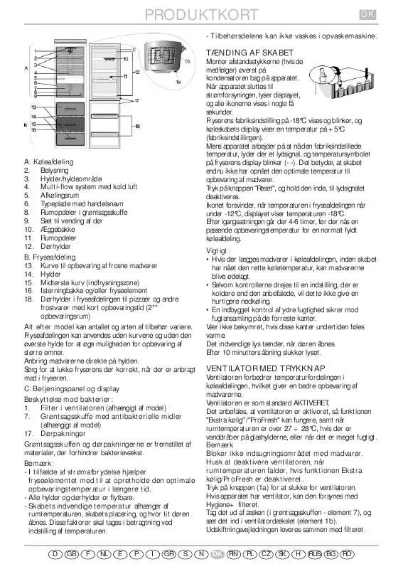 Mode d'emploi WHIRLPOOL WBC 3546 A NFCW