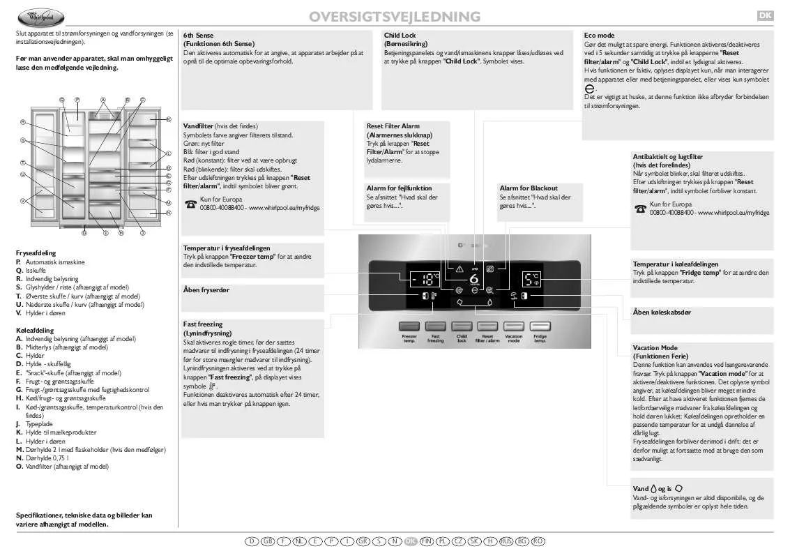 Mode d'emploi WHIRLPOOL WSE5530 A W