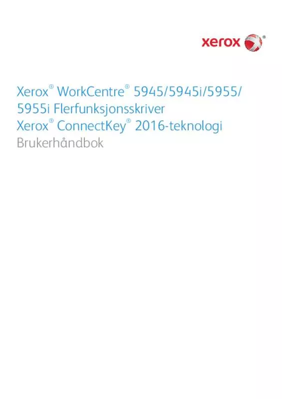 Mode d'emploi XEROX WORKCENTRE 5945I 5955I